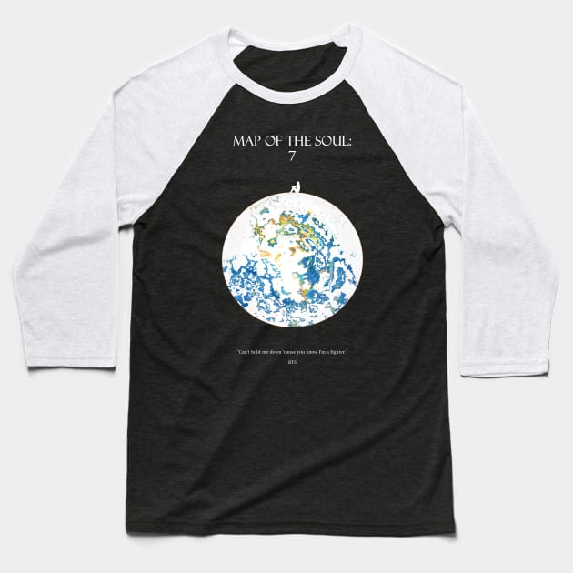 MAP OF THE SOUL : 7 Moon Light Baseball T-Shirt by ZoeDesmedt